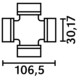 RISTIKKO 30,17 X 106,50 MM